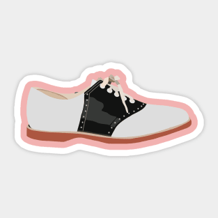 Black and White Shoe Sticker